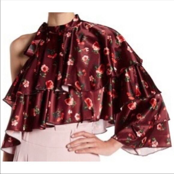 Lea & Viola One off Shoulder w/ Bell Sleeves - Picture 1 of 6